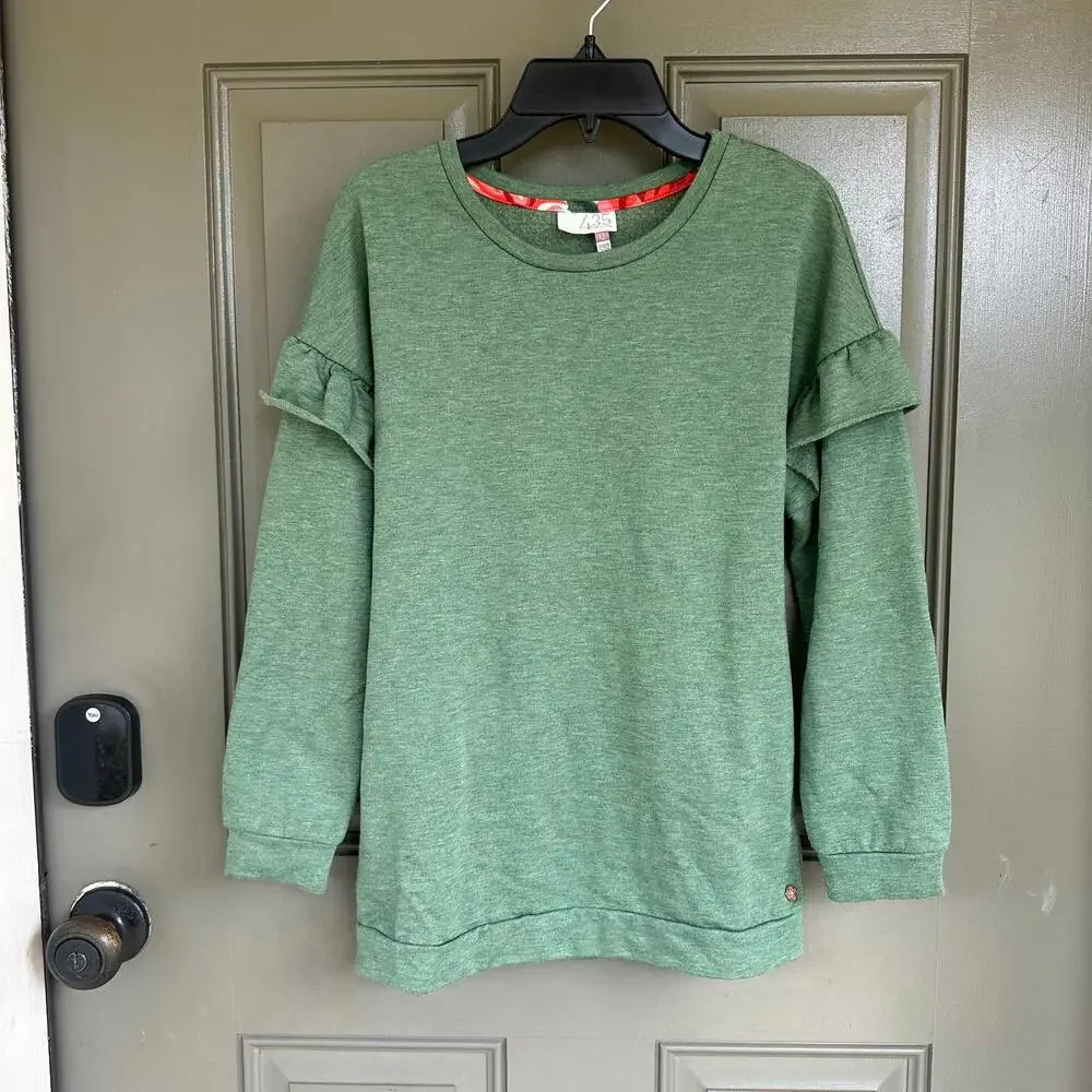 Matilda‎ Jane Green Ruffle-Sleeve Seeds of Creativity Tunic 12